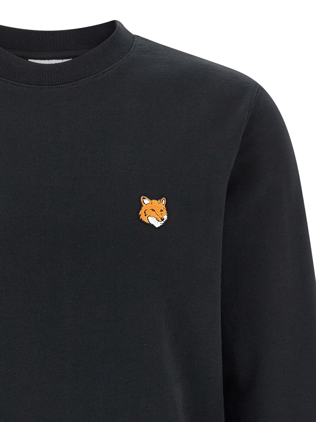 Black Cotton Sweatshirt