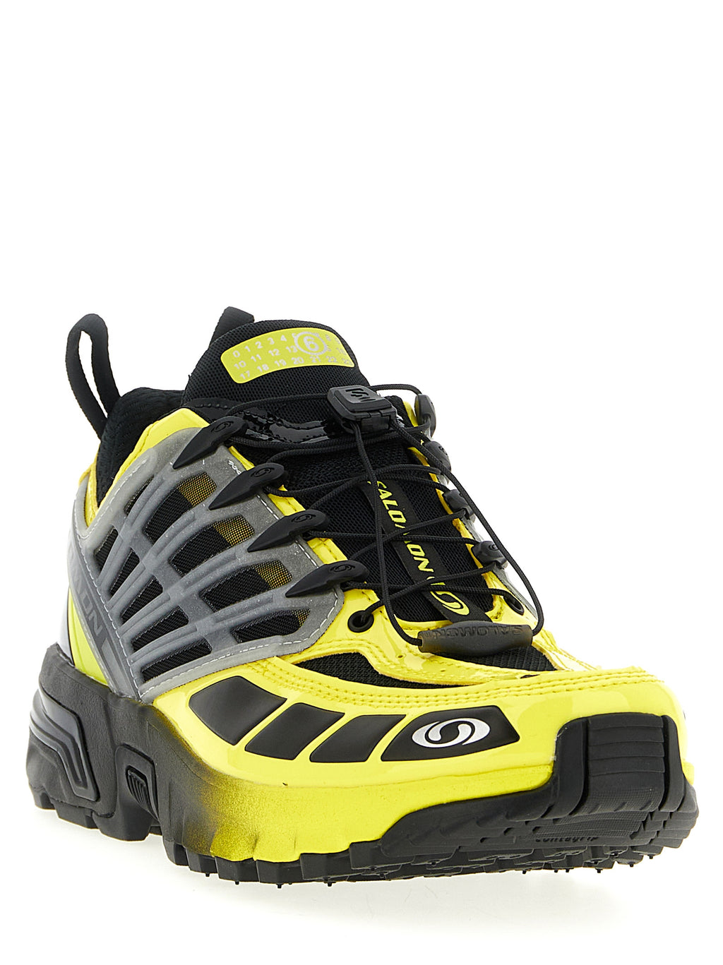 Bicolor Nylon Athletic Sneakers