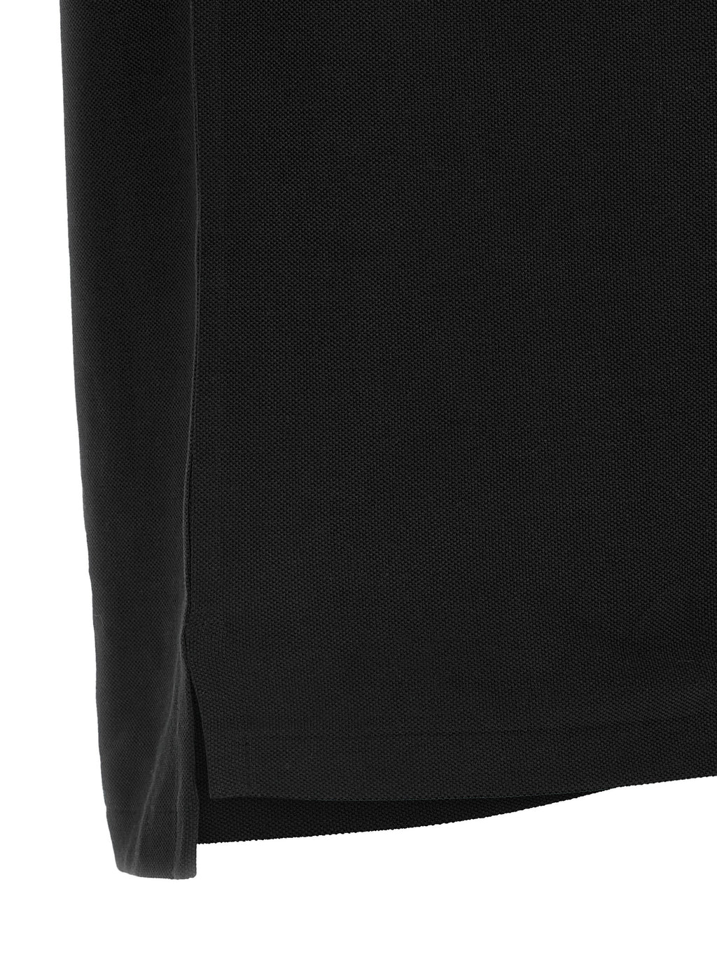 Black Cotton Polo Shirt