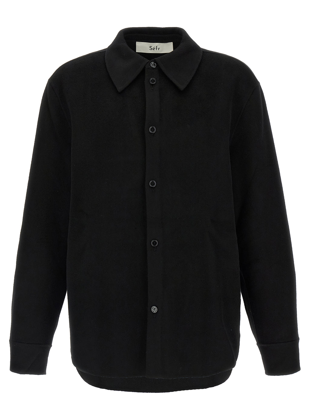 Black Wool Blouse