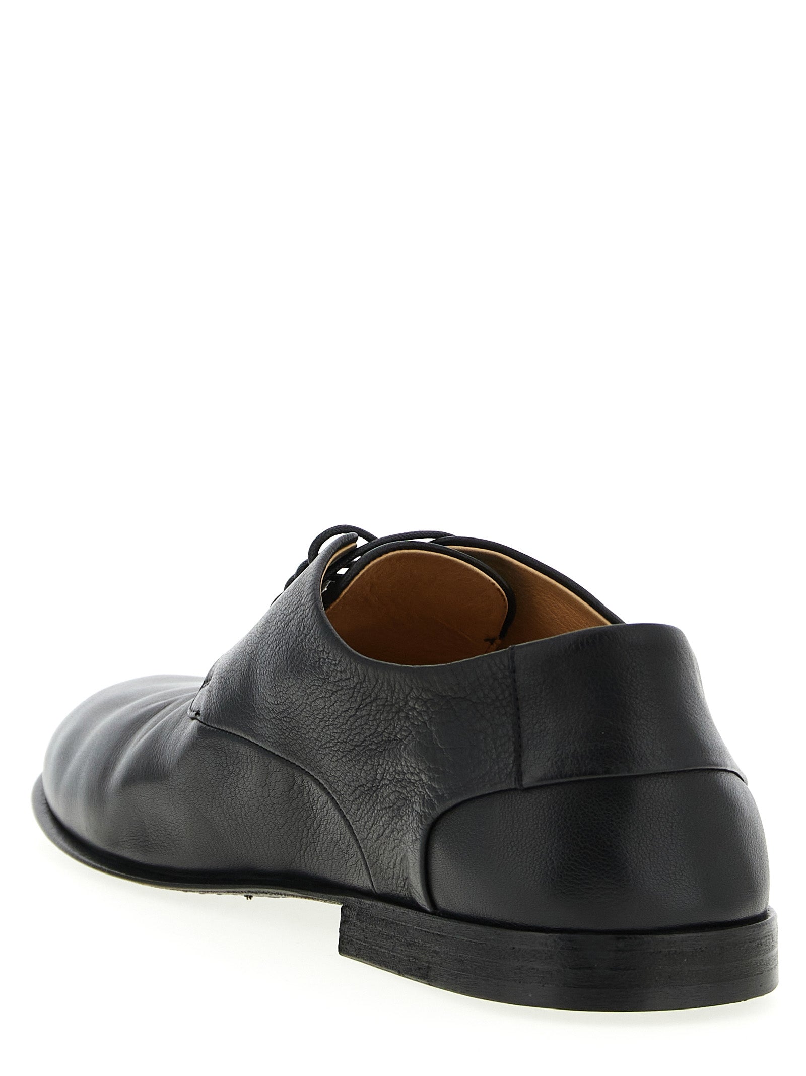 Black Calfskin Oxfords And Derbies