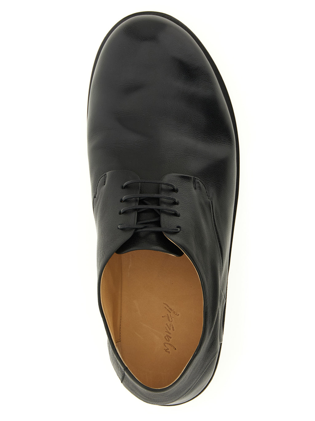 Black Calfskin Oxfords And Derbies