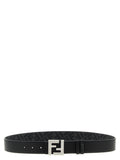 Black Calfskin Regular Belt