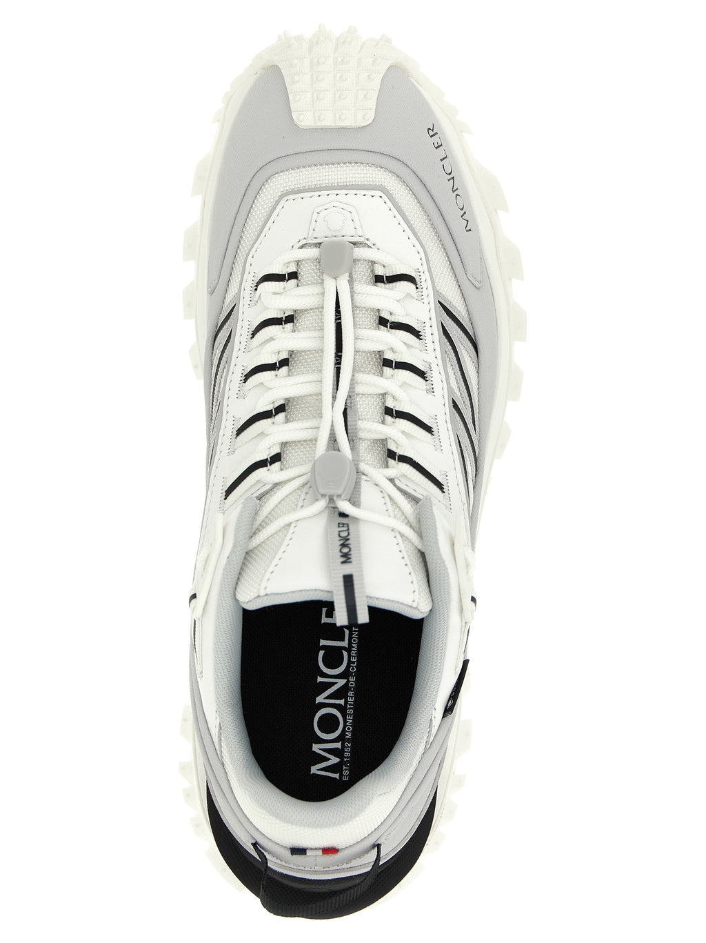 Gray Polyamide Athletic Sneakers