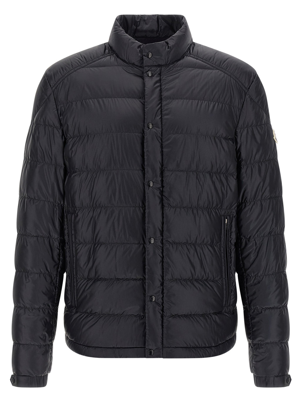 Blue Polyamide Full-Length Jacket