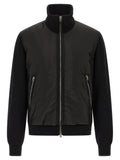 Black Wool Bomber