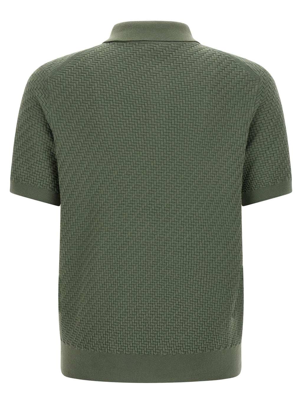Bicolor Cotton Polo Shirt