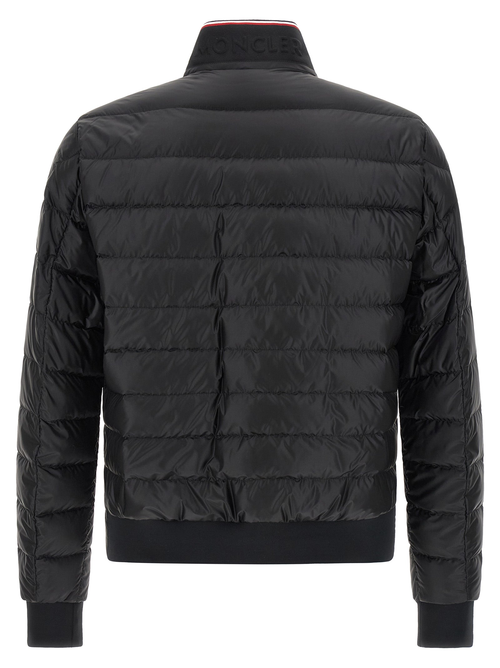 Black Polyamide Full-Length Jacket