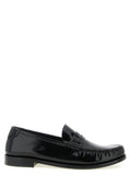 Black Calfskin Slip-On Loafers
