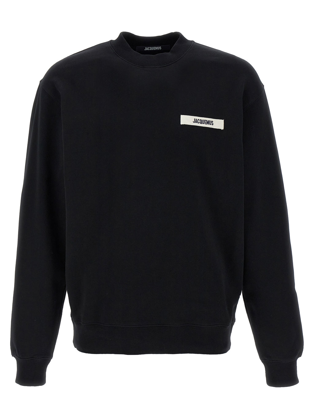 Black Cotton Sweatshirt