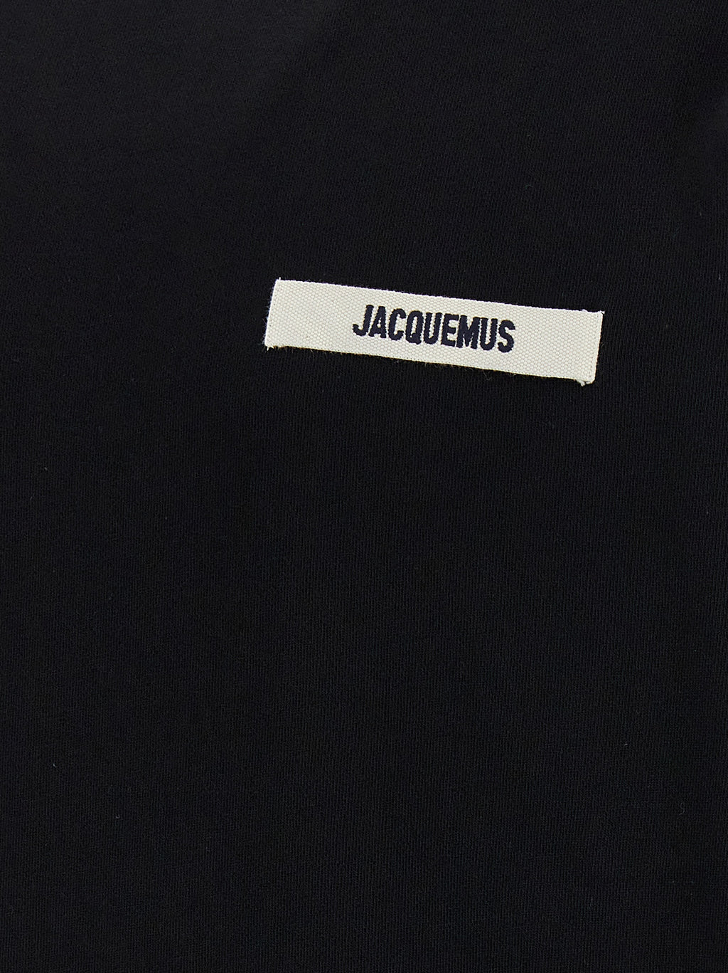 Black Cotton Sweatshirt