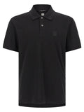Black Cotton Polo Shirt