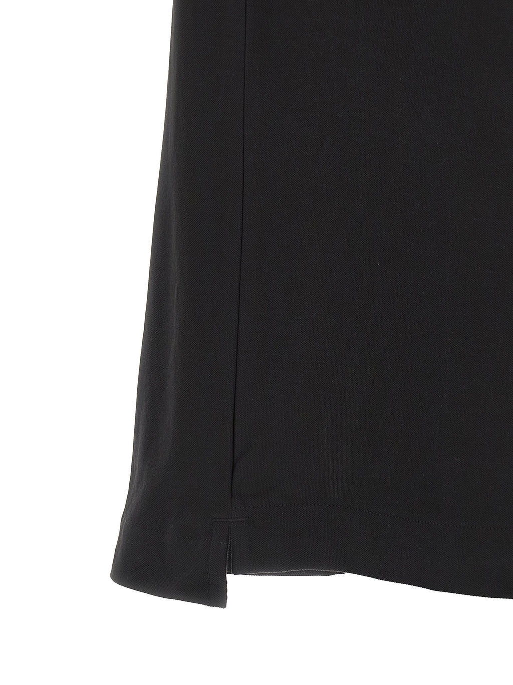 Black Cotton Polo Shirt