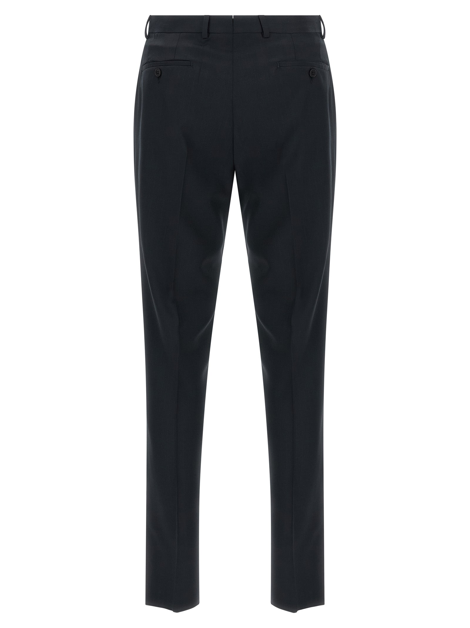 Blue Wool Two-Piece Suit