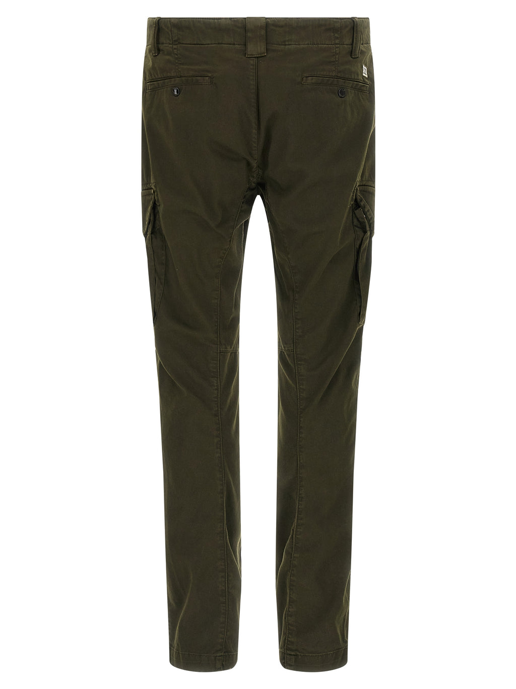 Bicolor Cotton Cargo Pants