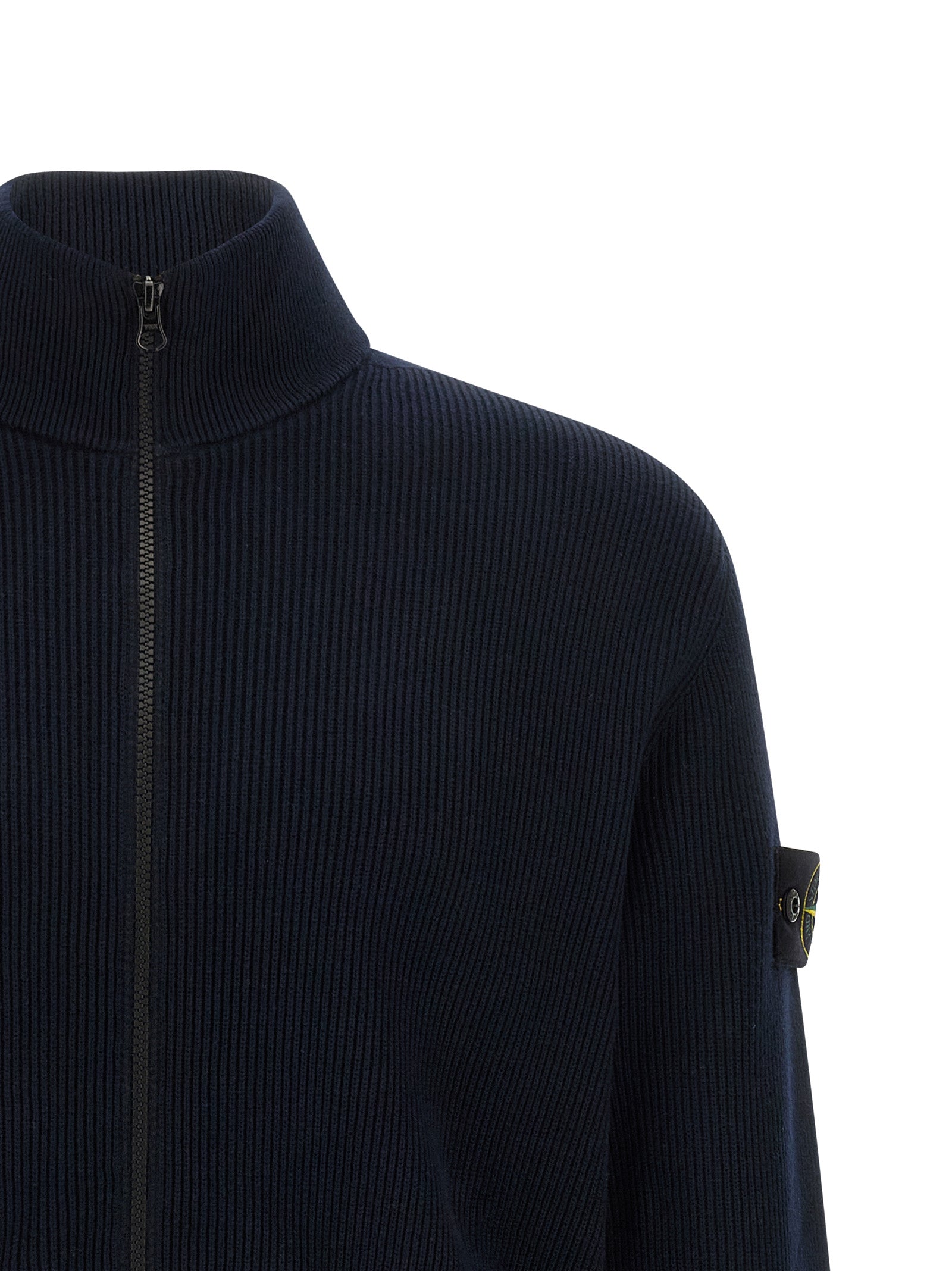 Blue Cotton Cardigan