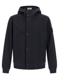 Blue Polyester Shell Jacket