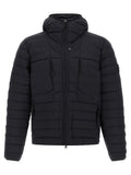 Blue Polyamide Full-Length Jacket