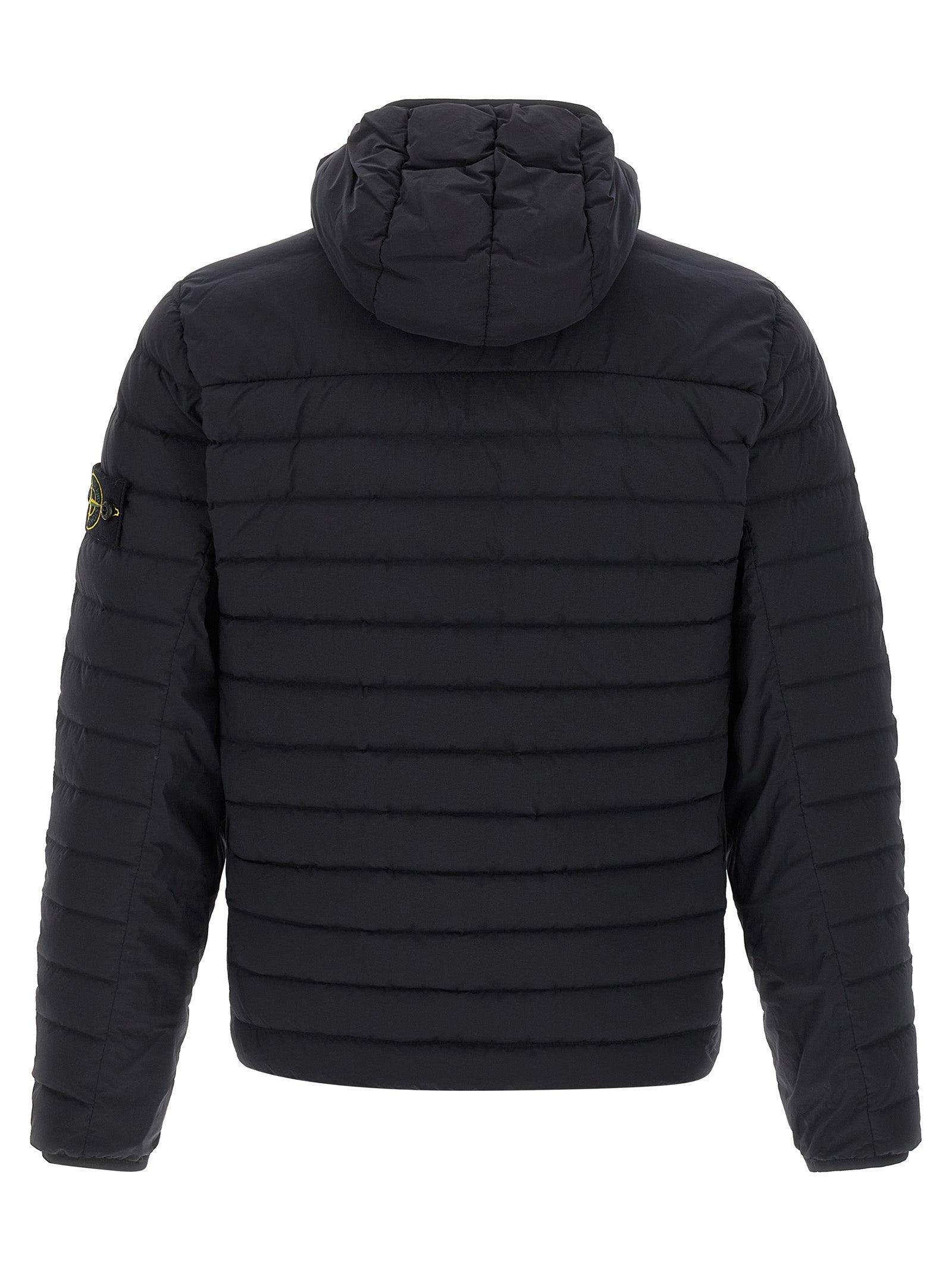 Blue Polyamide Full-Length Jacket