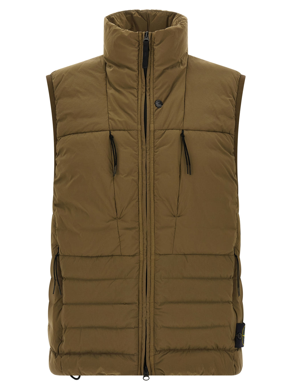 Bicolor Polyamide Sleeveless Jacket