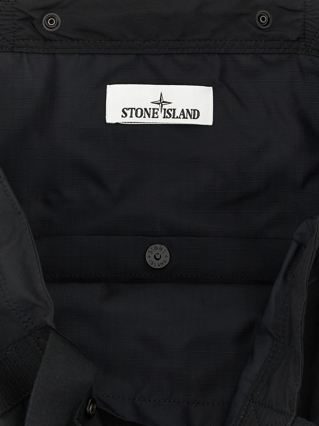 Black Polyamide Tote Bag