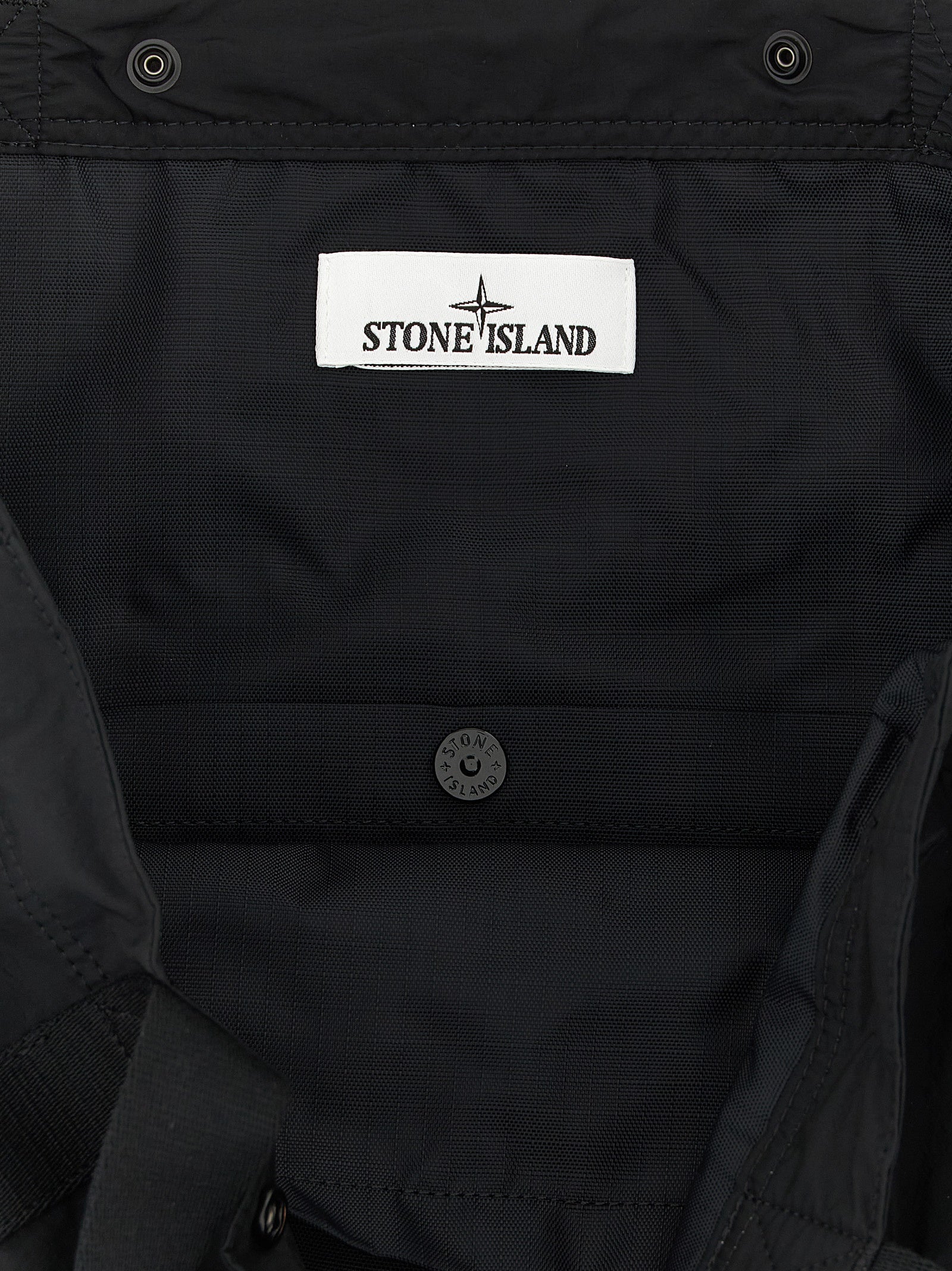 Black Polyamide Tote Bag
