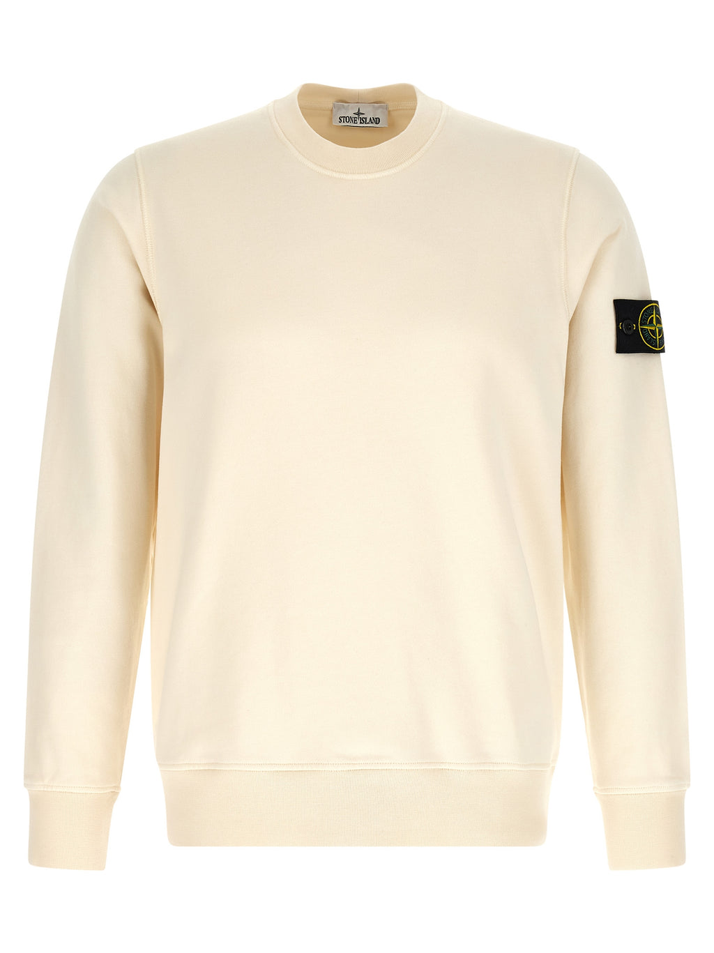 Beige Cotton Sweatshirt