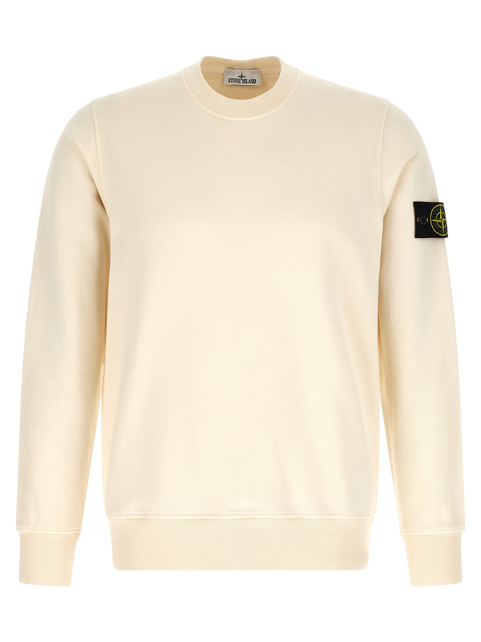 Beige Cotton Sweatshirt