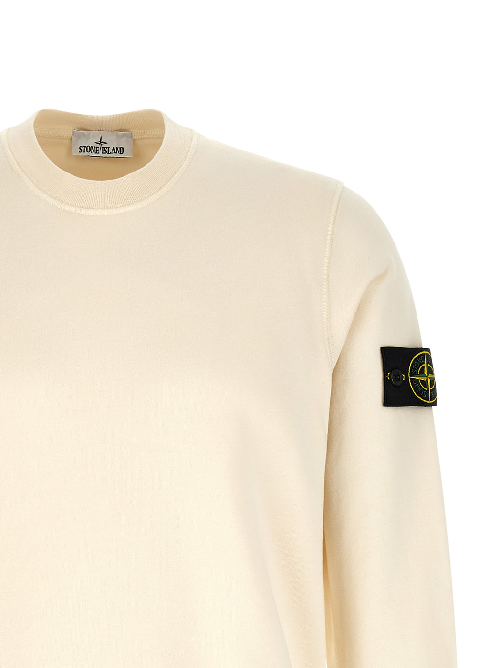 Beige Cotton Sweatshirt