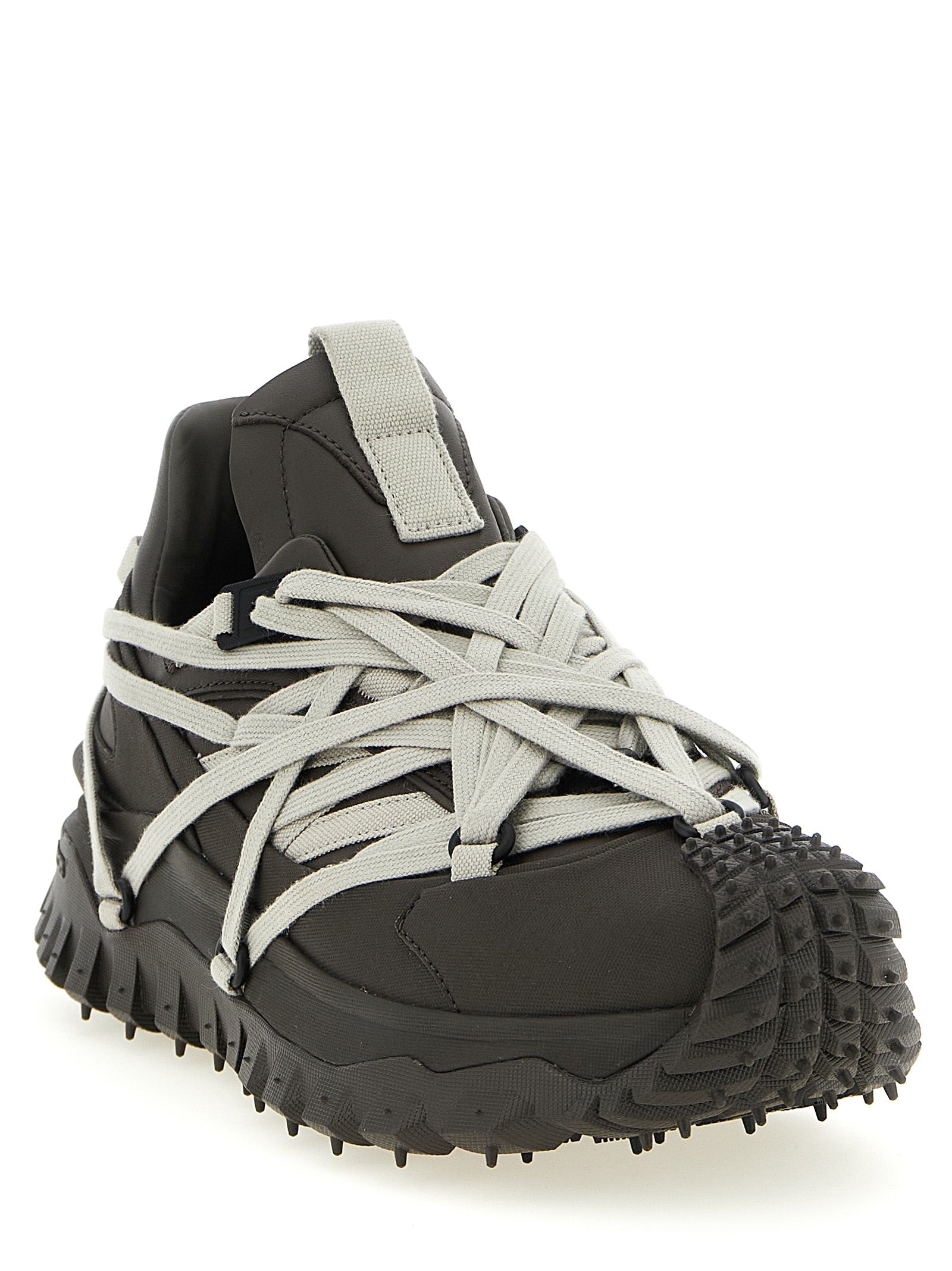 Brown Cowhide Athletic Sneakers