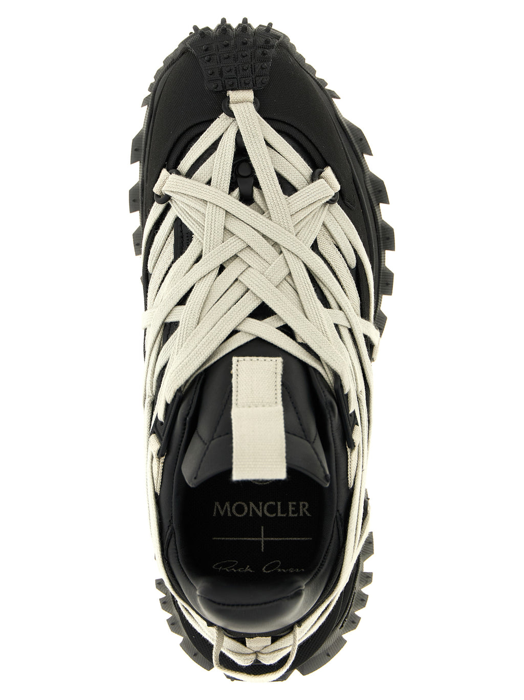 Black Cowhide Athletic Sneakers