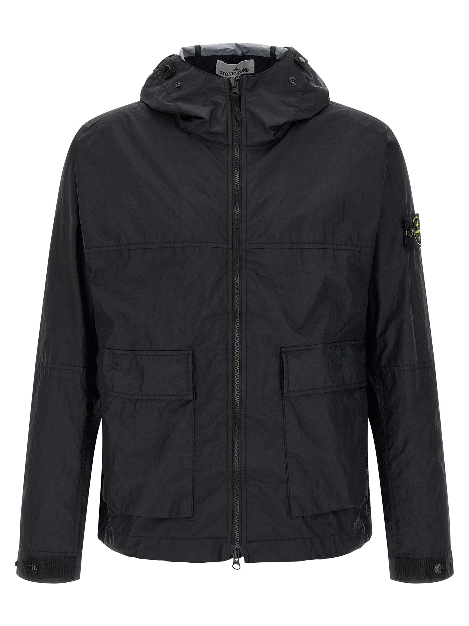Blue Polyamide Shell Jacket