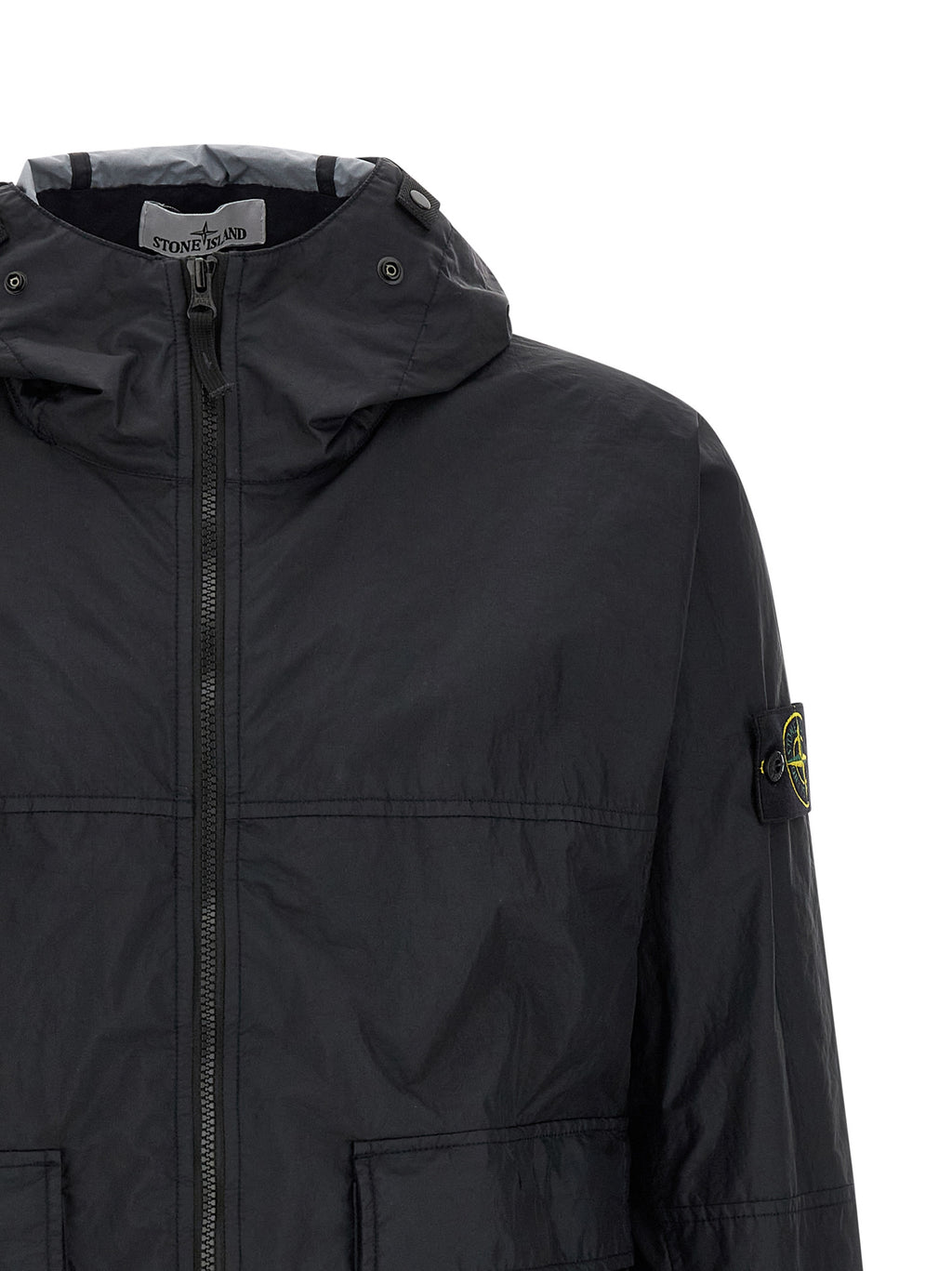 Blue Polyamide Shell Jacket