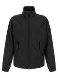 Black Polyester Shell Jacket