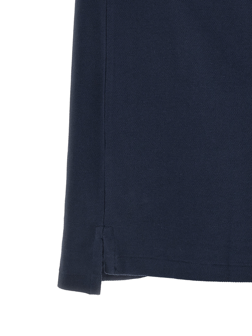 Blue Cotton Polo Shirt