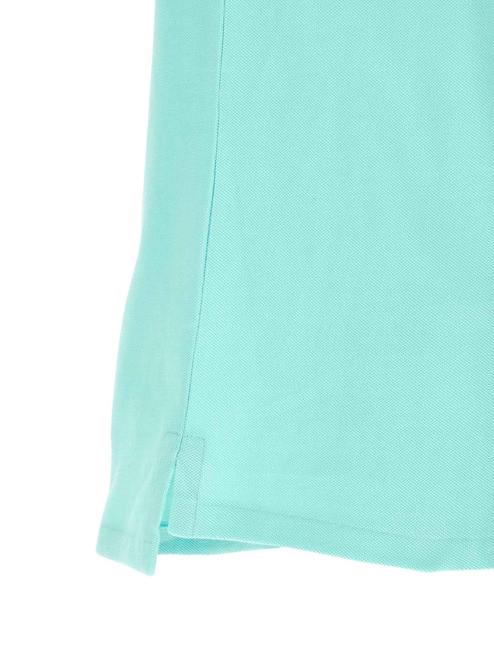 Blue Cotton Polo Shirt