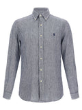 Blue Linen Blouse