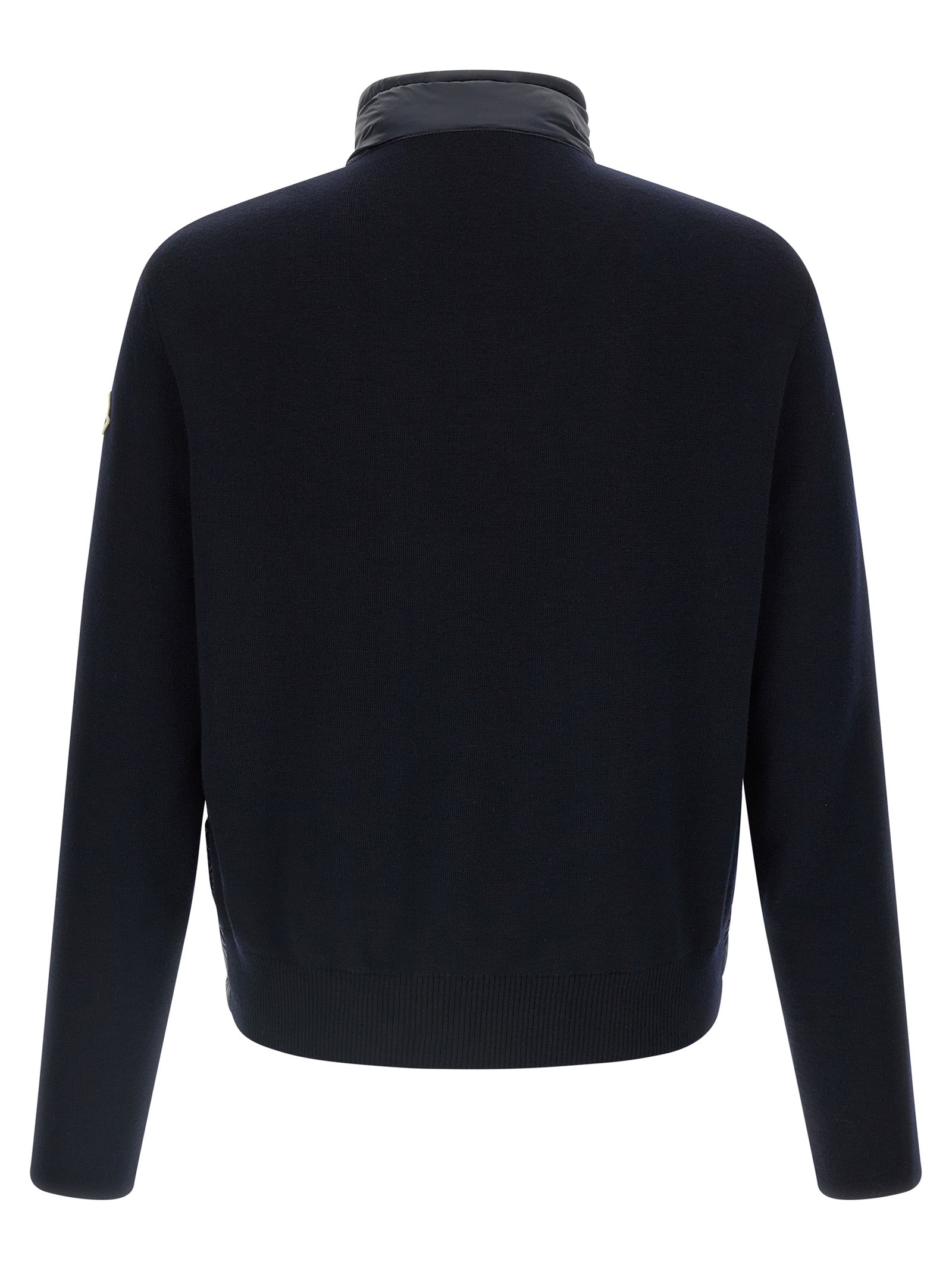 Blue Polyamide Cardigan