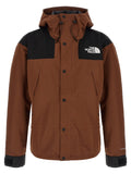Brown Polyester Shell Jacket