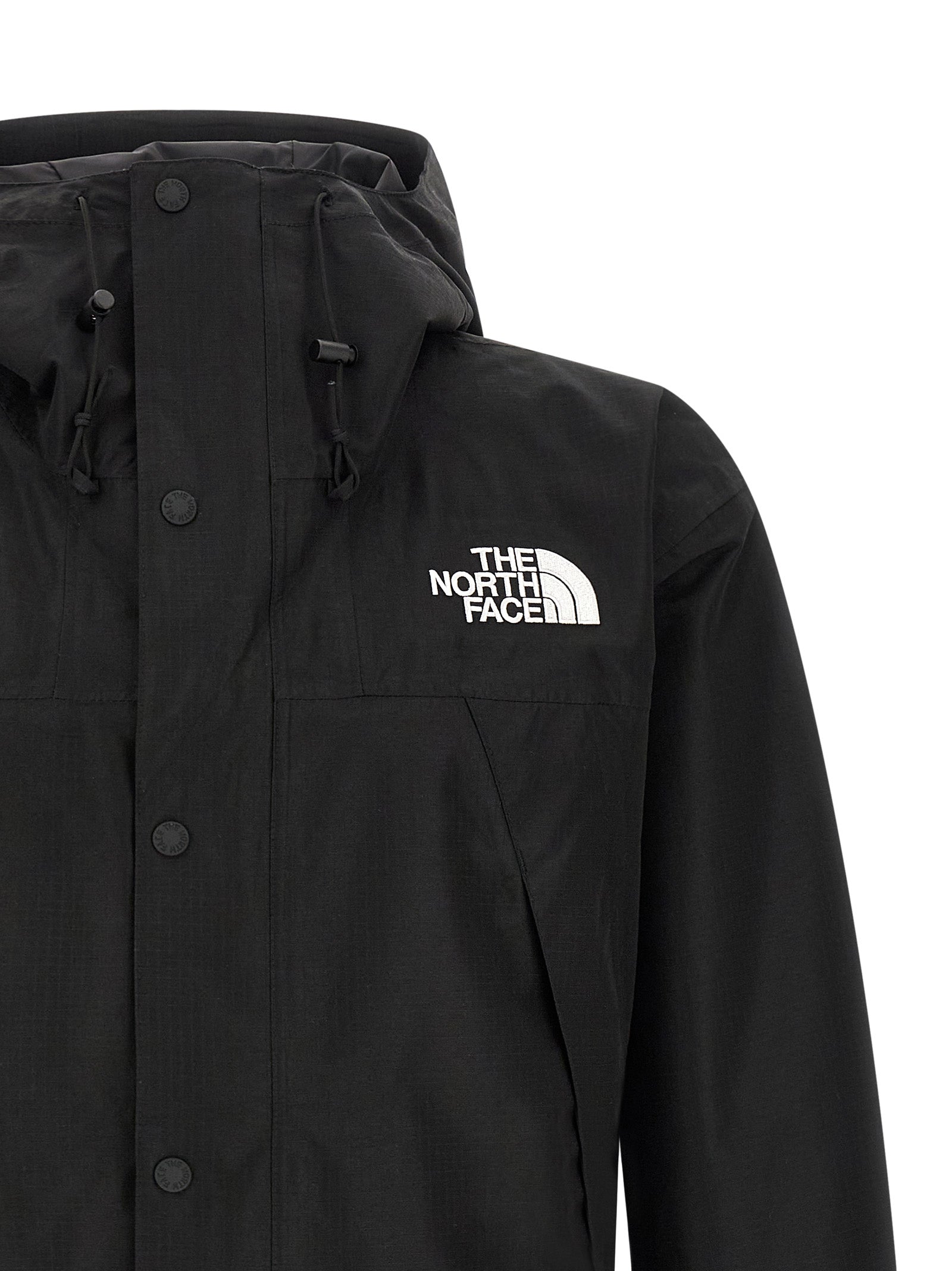 Black Polyester Shell Jacket