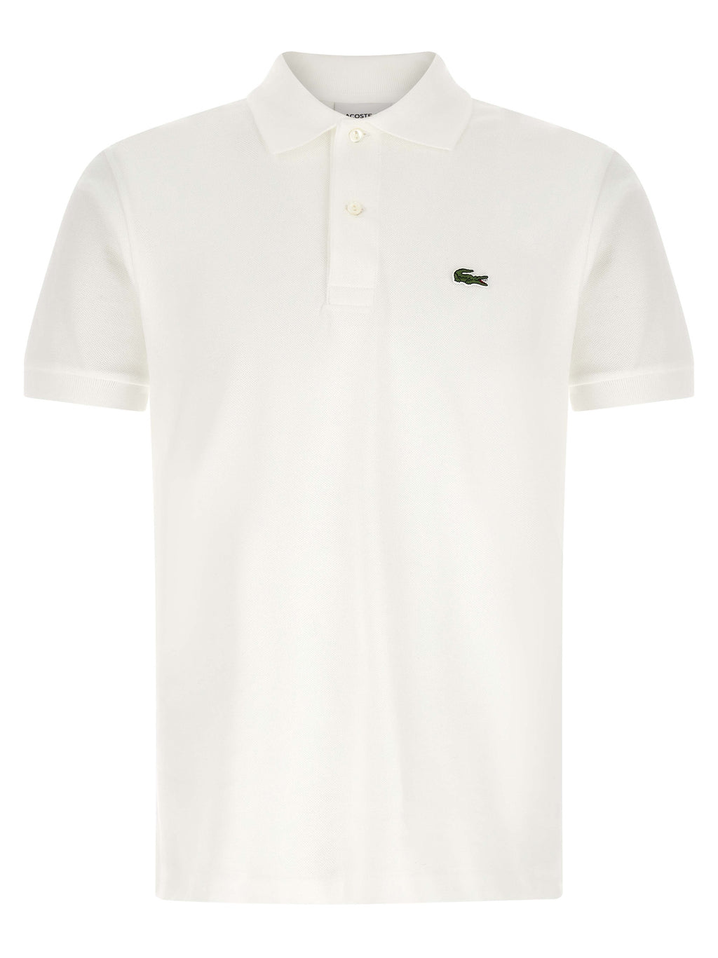 White Cotton Polo Shirt
