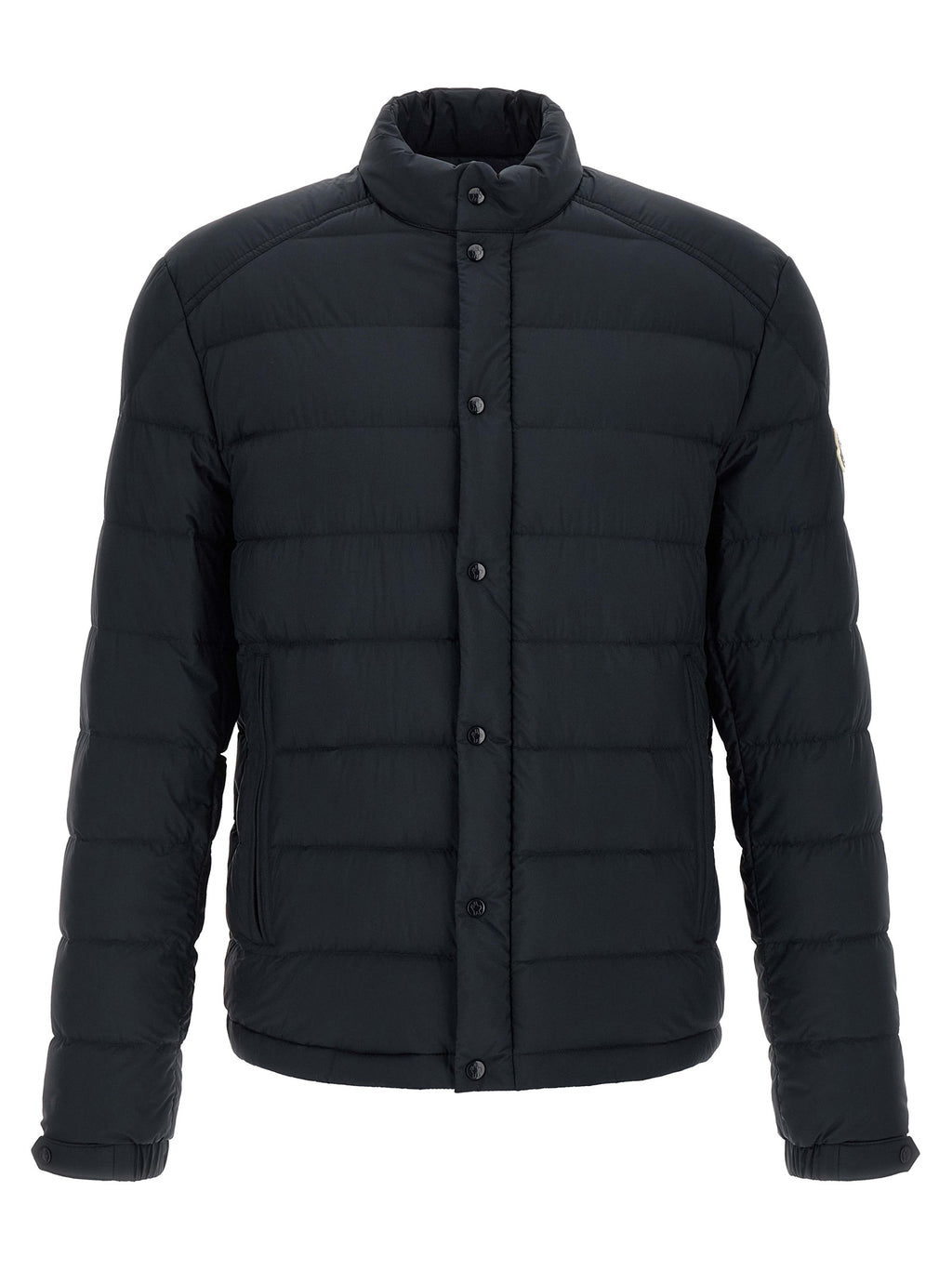 Blue Polyamide Full-Length Jacket