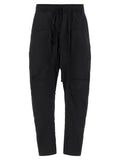 Black Cotton Casual Pants