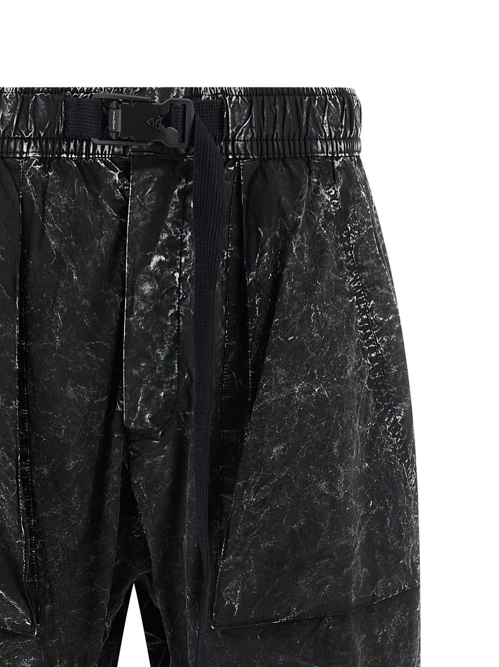 Black Cotton Casual Pants