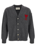 Gray Wool Cardigan