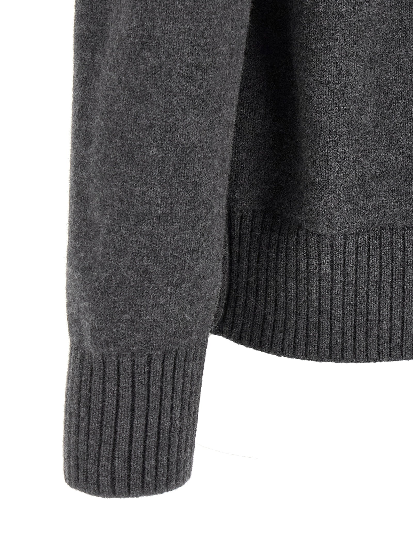 Gray Wool Cardigan
