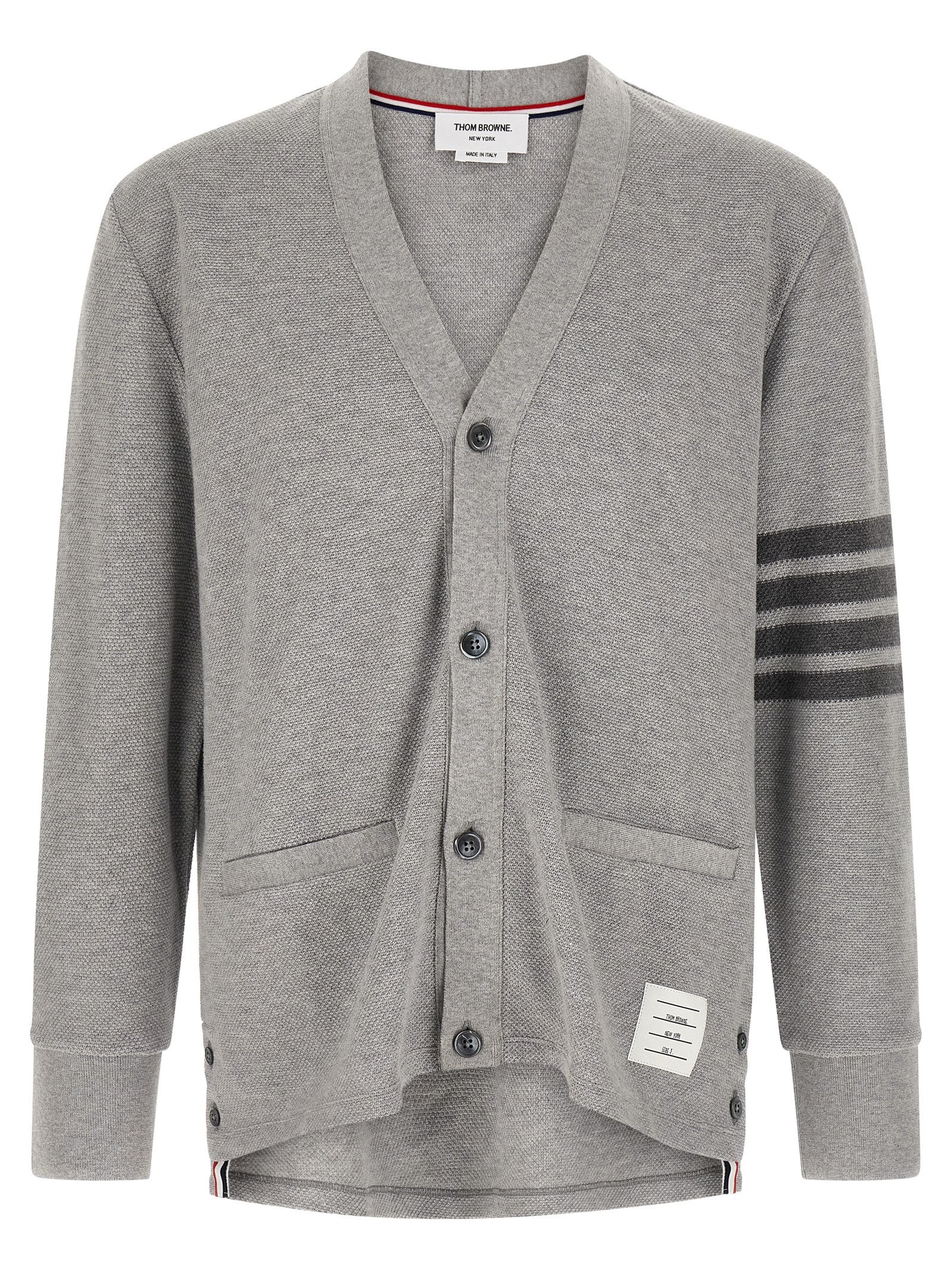 Gray Cotton Cardigan