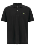 Black Cotton Polo Shirt