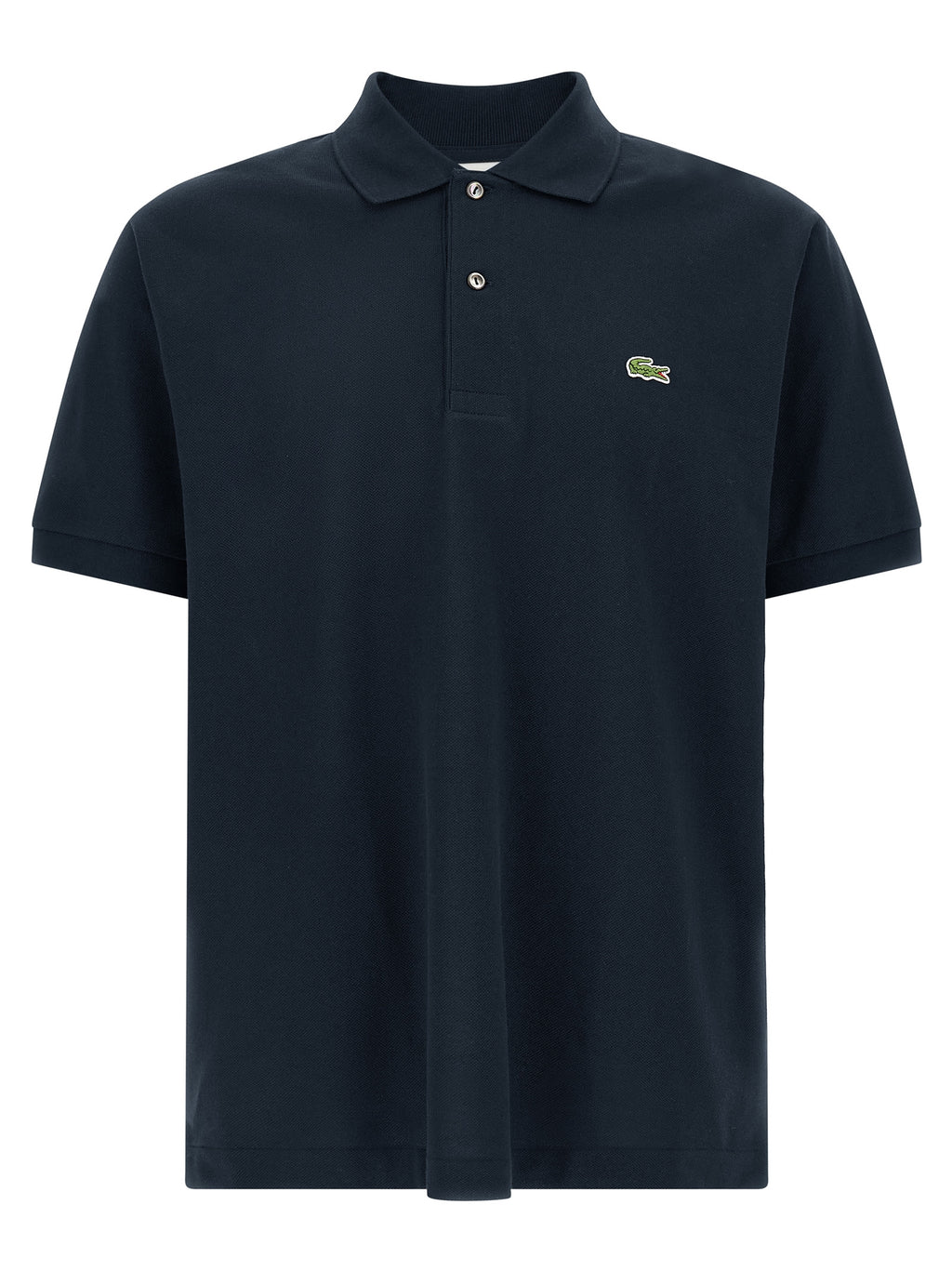 Blue Cotton Polo Shirt