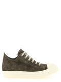 Gray Calfskin Low Top Sneakers